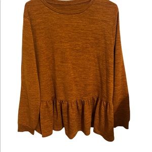 Peplum LongSleeve Blouse